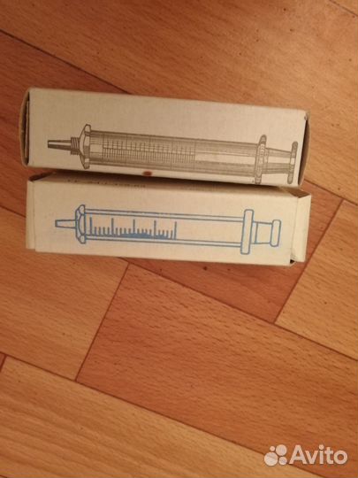 Шприц медицинский СССР стеклянный