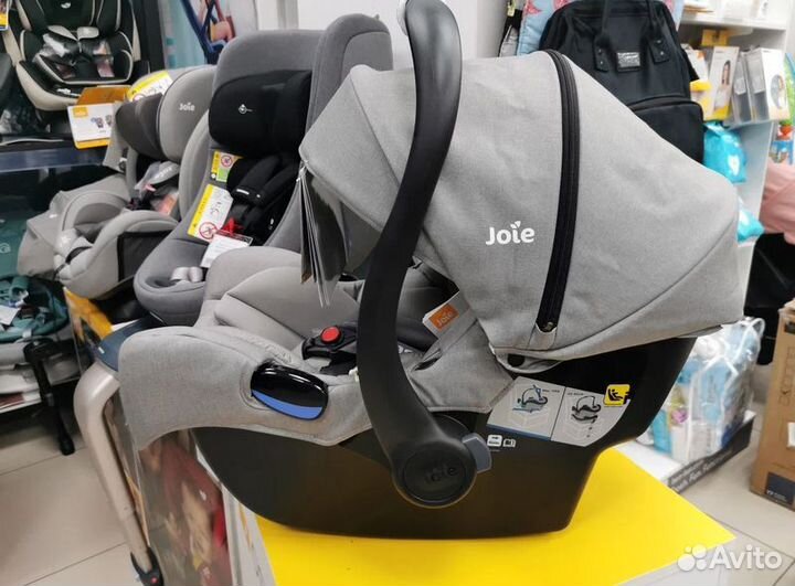 Автолюлька Joie i-Gemm, Gray Flannel, 0-13 кг
