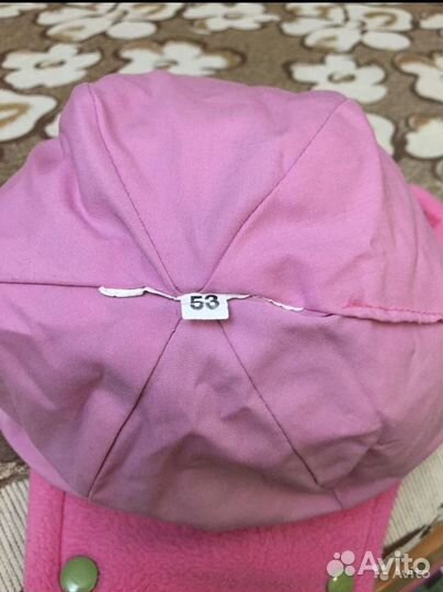 Шапка детская на пуху р.53