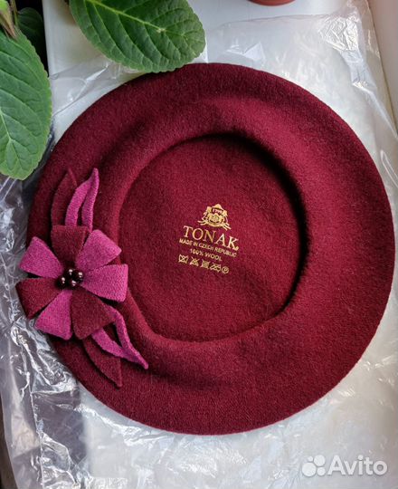 Новый берет Tonak шерсть