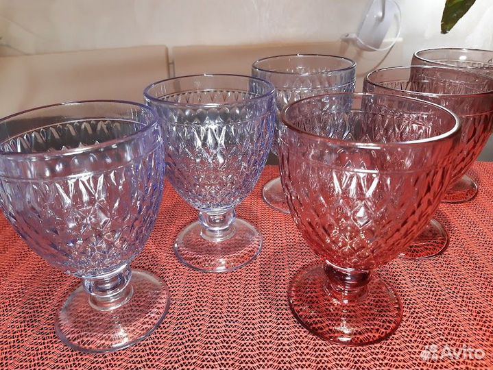 Наборы бокалов по 350 мл по 3 бокала