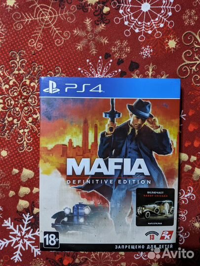 Игры для приставок ps4 Mafia Definitive Edition