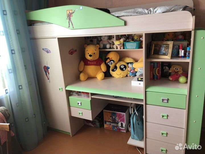 Детская кровать чердак