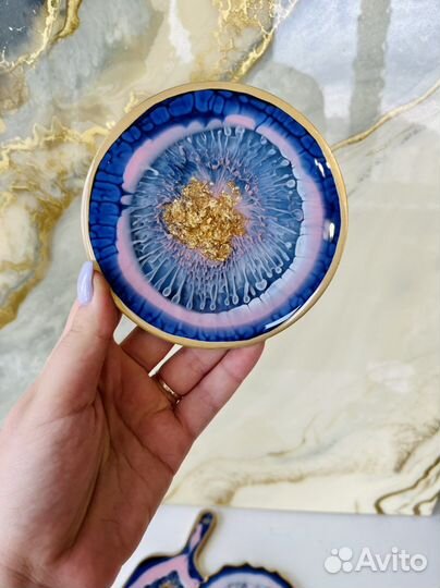 Подарочный набор для кухни, декора, сфрная тарелка