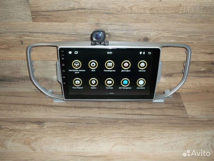 Магнитола Kia Sportage 4 Android с камерой