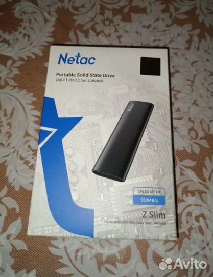 Внешний SSD накопитель Netac 250 Gb