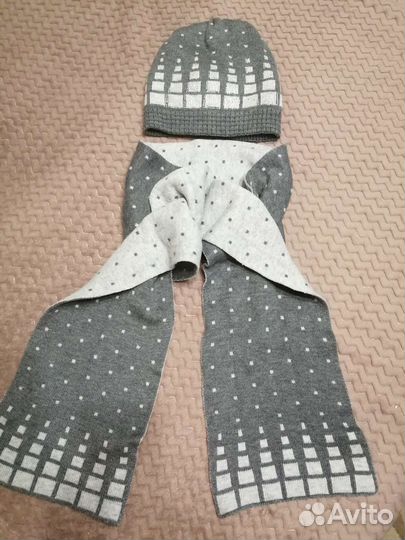 Комплект шапка, шарф