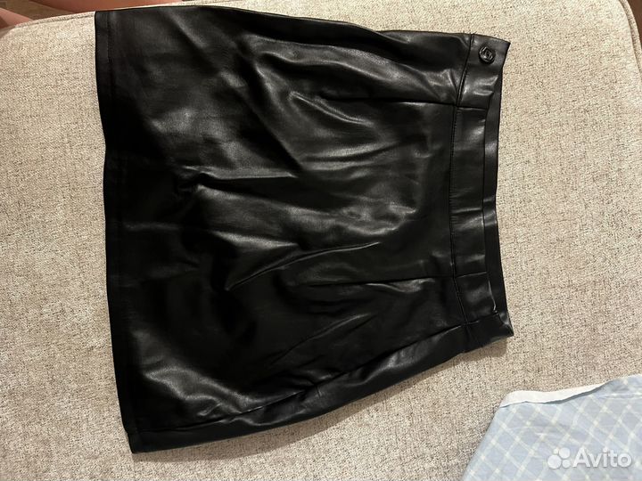 Кожаная юбка