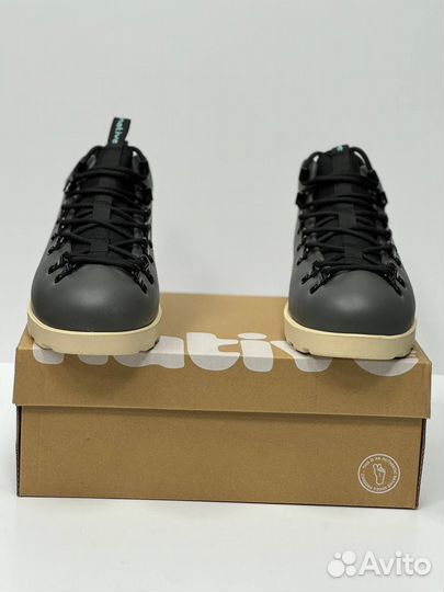 Мужские зимние ботинки Native Fitzsimmons серые