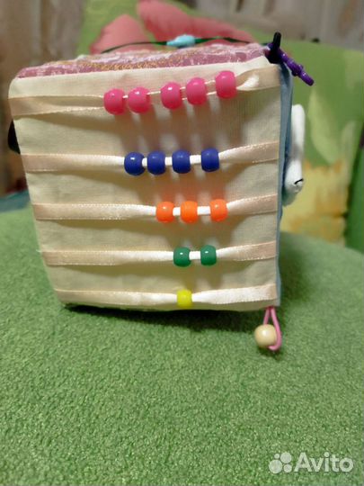 Развивающий кубик мягкий