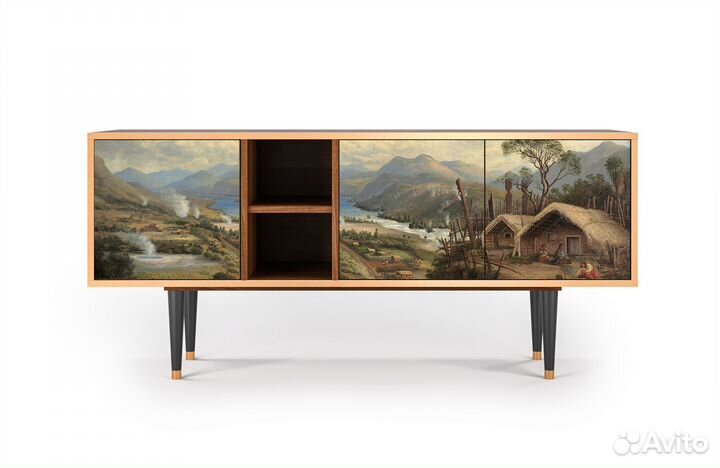 Тв-тумба T5 - Орех - View Across the Plains