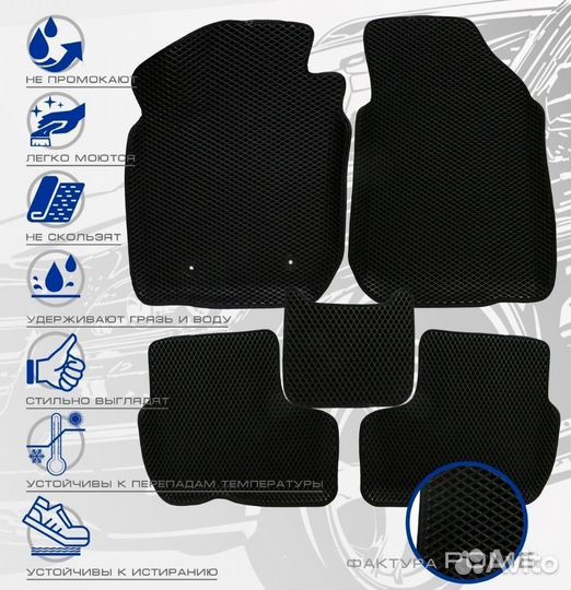 3D коврики ева mitsubishi Pagero Sport 1 1998-2008