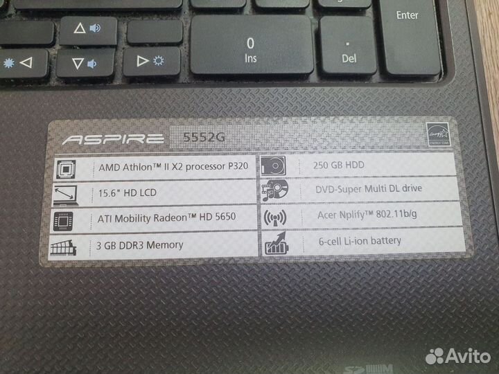 Acer Aspire 5552G разбор