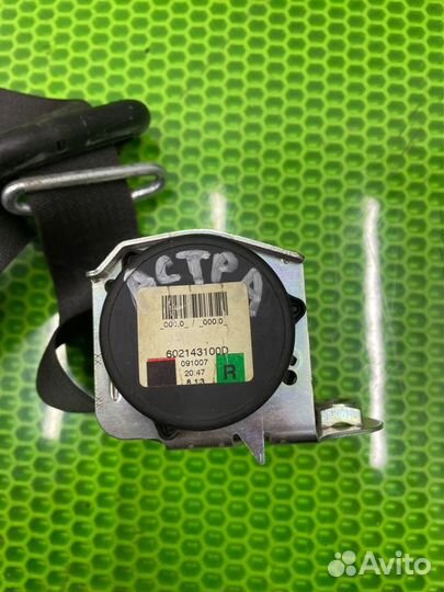 Ремень безопасности передний правый Opel Astra H