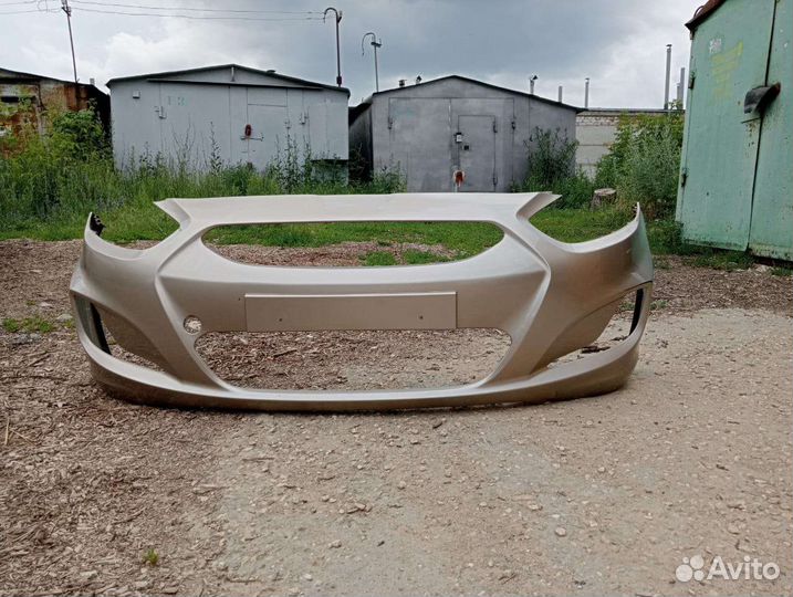 Бампер на hyundai solaris