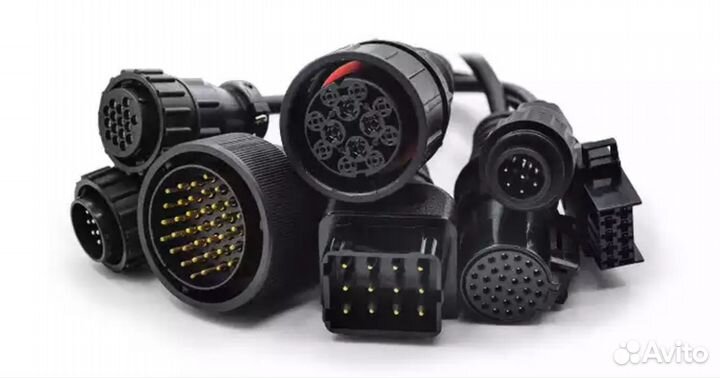 Набор из 8 переходников для легковых омобилей obd2