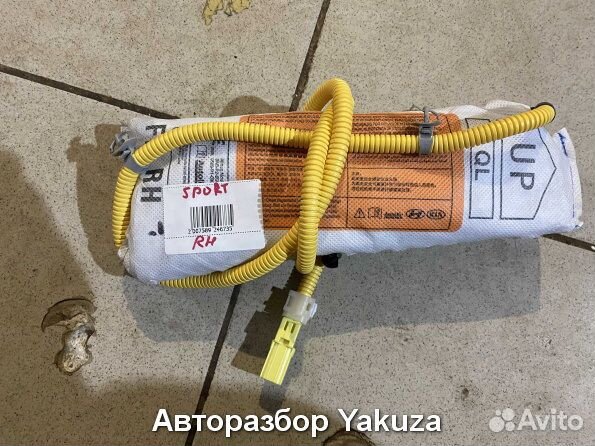 Kia Sportage 4 в сиденье пассажира подушка