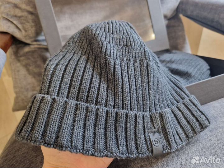 Комплект шапка и шарф мужской