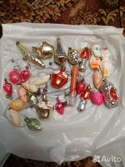 Елочные игрушки СССР. Дед мороз