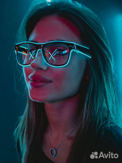 Неоновые очки Led-подсветкой для вечеринки