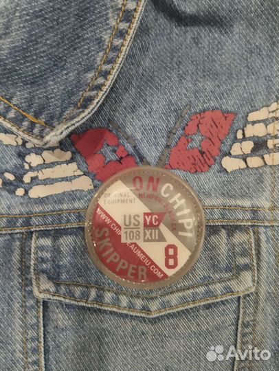 Джинсовая жилетка детская