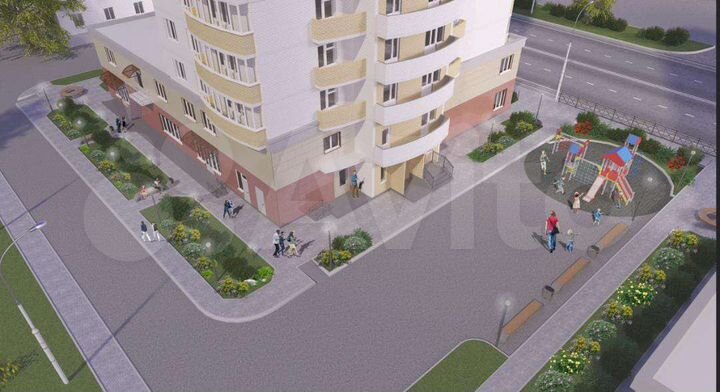 1-к. квартира, 43,3 м², 4/17 эт.