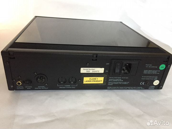 Meridian 500, CD транспорт