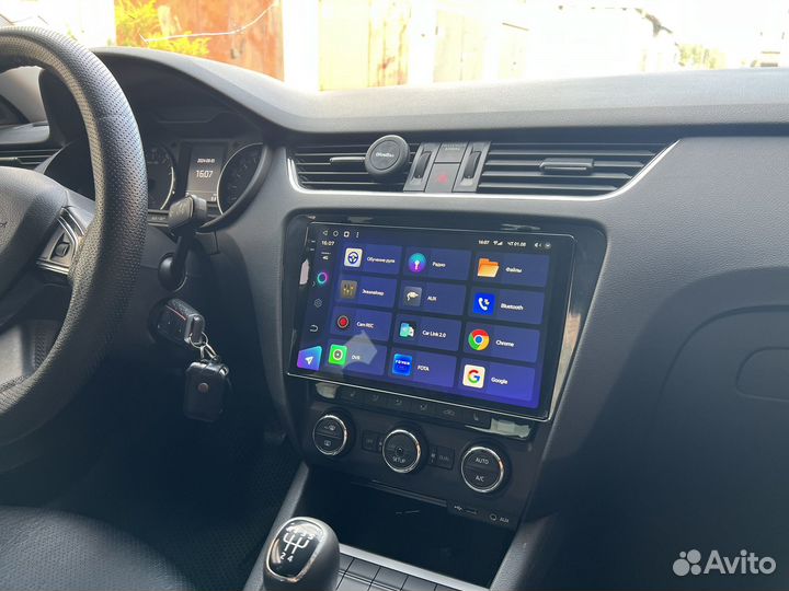 Магнитола android Skoda Octavia A7, есть teyes