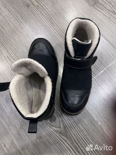 Ботинки утепленные Tapiboo 34 р. черные