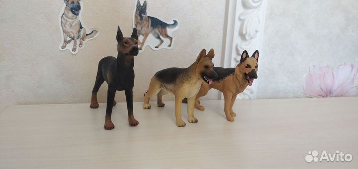 Фигурки собак дeшeBo schleich collecta mojo