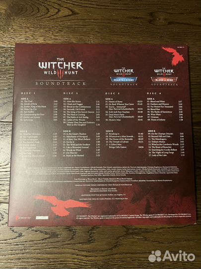 The Witcher 3 Wild Hunt blue vinyl 4LP