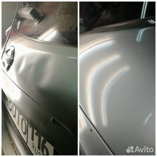 Удаление вмятин, ремонт после града