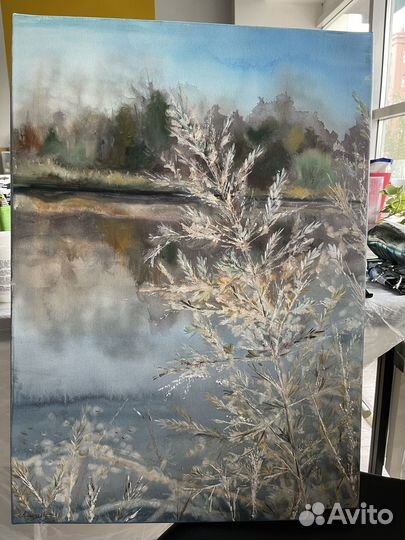 Картина маслом на холсте пейзаж