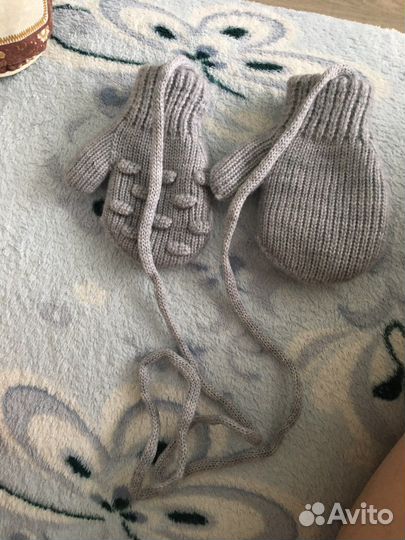 Варежки детские новые