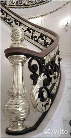 Кованые перила для лестниц