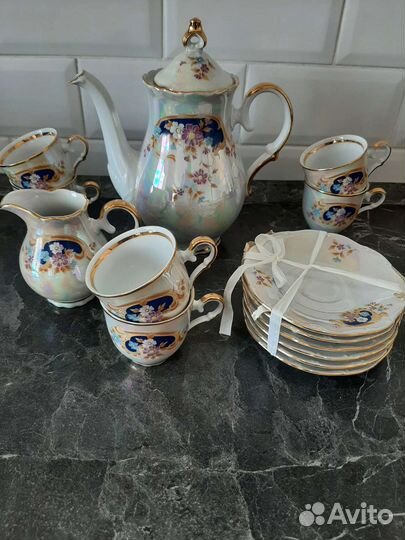 Кофейный сервиз MZ Moritz Zdekauer Чехословакия