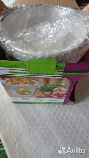 Фарфоровое новое ведерко для капусты