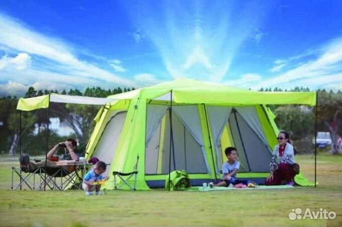 Палатка кемпинговая автомат AT-1101, 360х240х180см