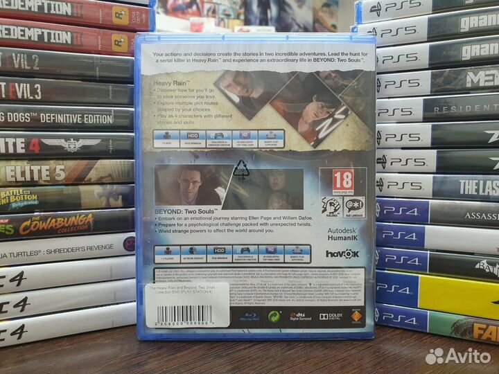 PS4 Heavy Rain & Beyond Two Souls Collection