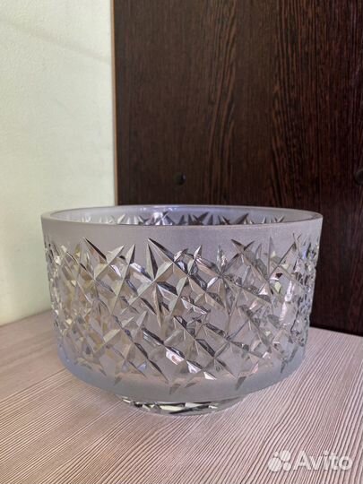 Хрустальная конфетница/салатник СССР