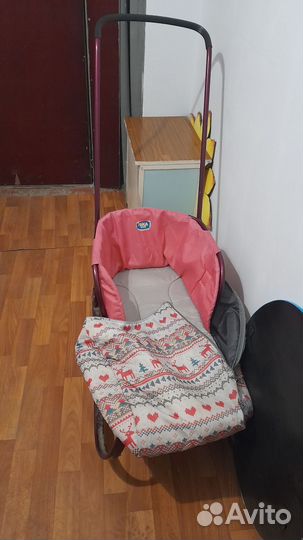 Детские санки коляска бу