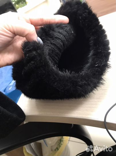 Шапка из меха норки женская