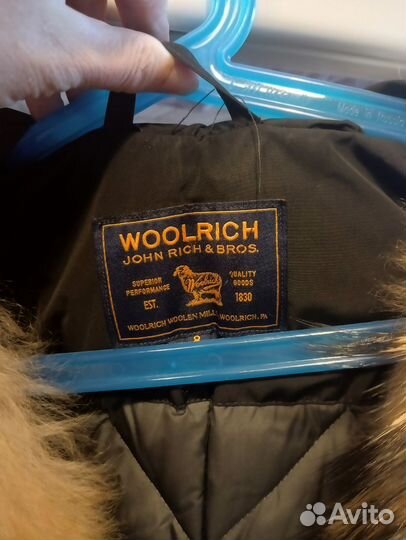 Парка зимняя woolrich для девочки 122-128