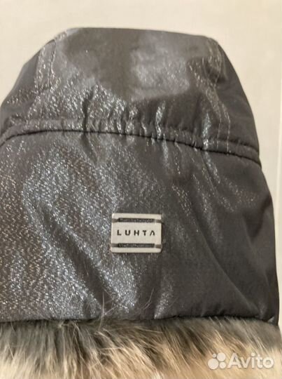 Шапка зимняя,с мехом кролика