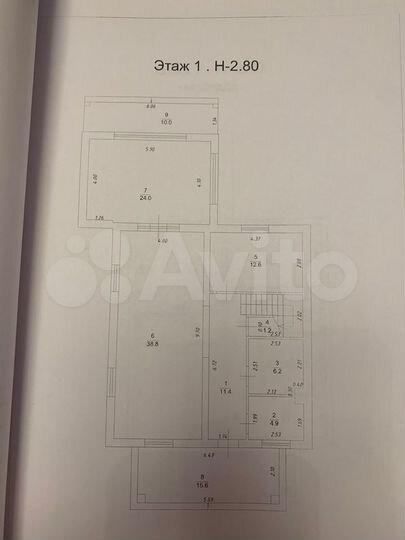 Дом 226,3 м² на участке 5,4 сот.