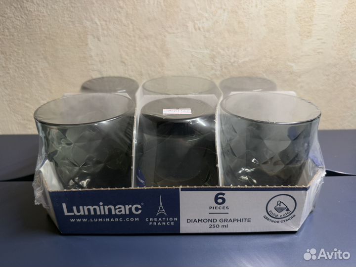 Набор стаканов Luminarc Diamond Graphite