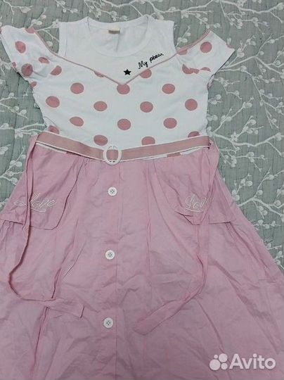 Вещи пакетом для девочки 6-10 лет