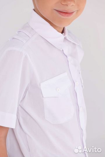 Рубашка казачья кадетская короткий рукав