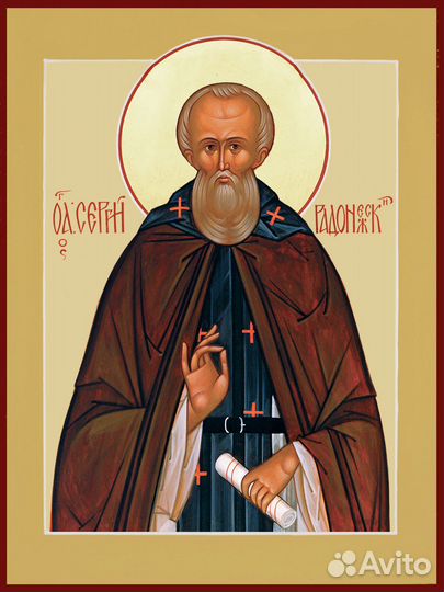 Рукописная икона 