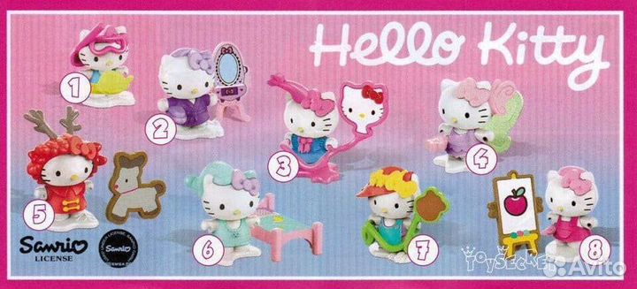 Киндер серия Hello Kitty хеллоу Китти